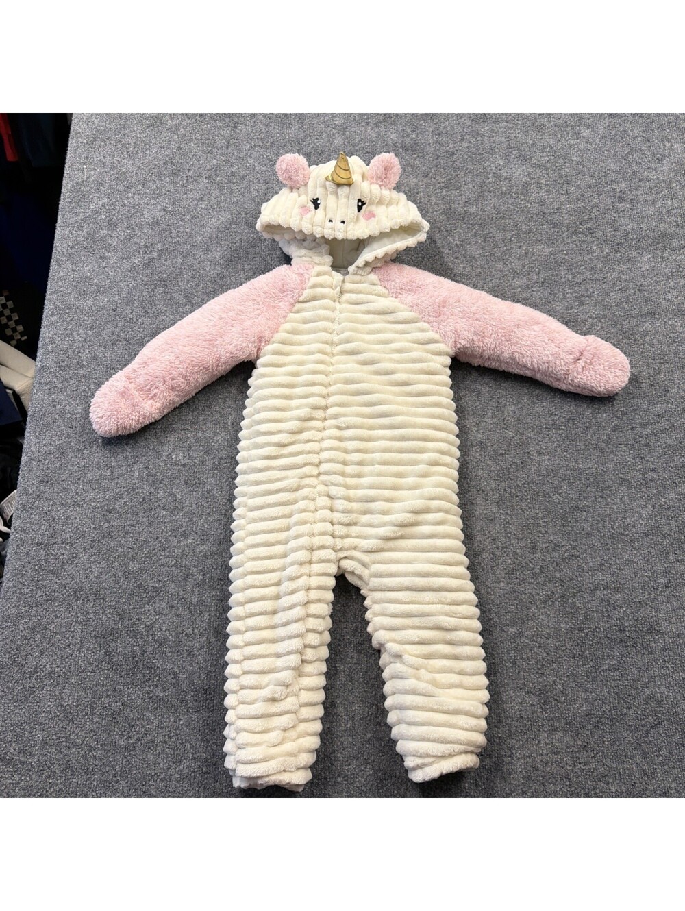 Koala Baby 18 To 24 Month Girls Unicorn Bear Pink And White Snowsuit